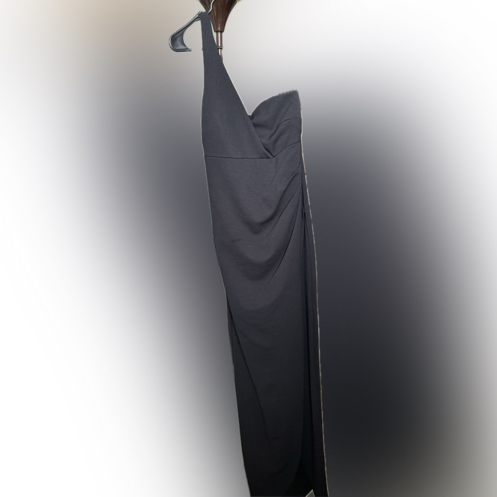 Windsor One Shoulder Black Dress